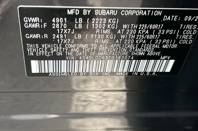 New 2026 MAGNETITE GRAY METALLIC Subaru Premium image 24