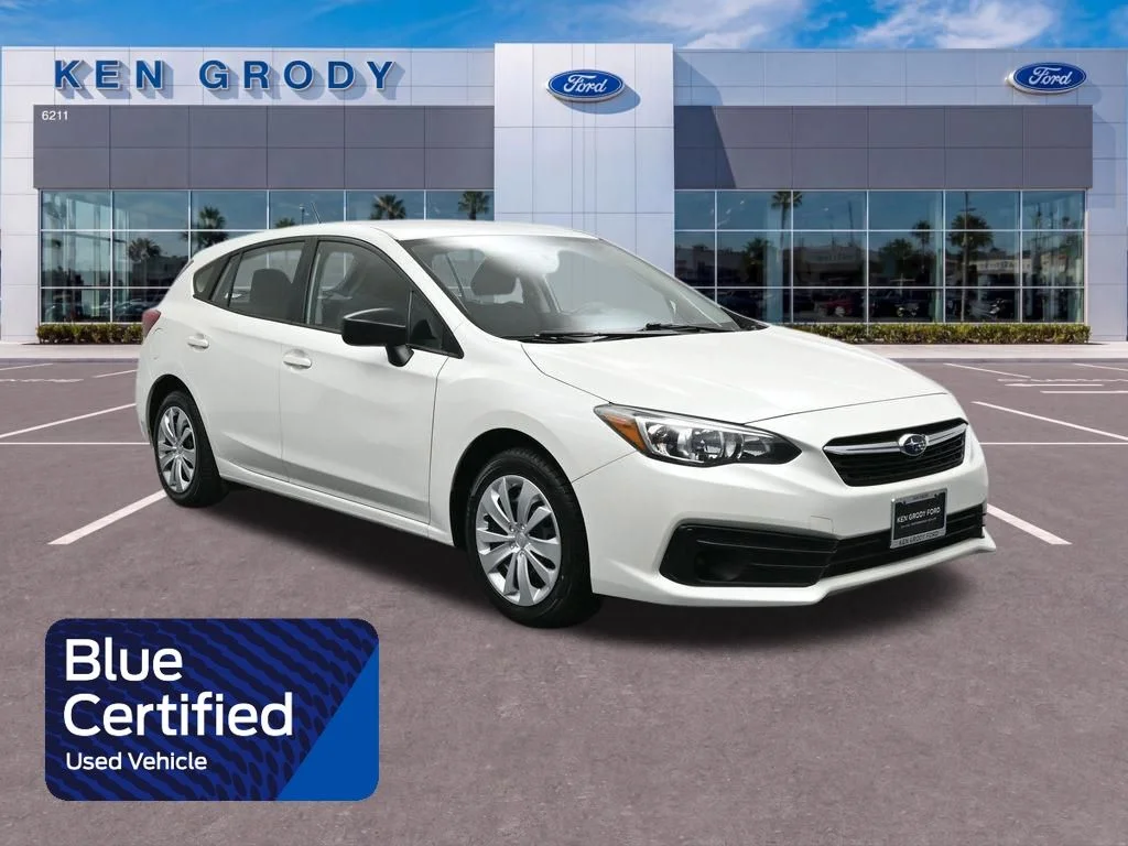 Used 2021 White Subaru Base image 1
