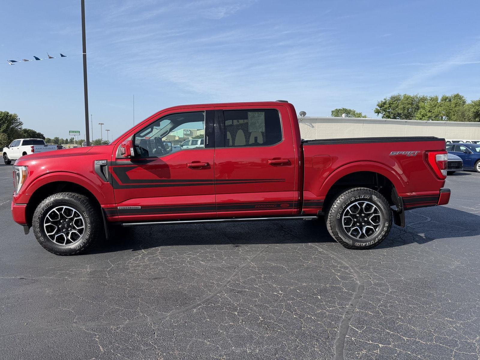 Used 2021 Rapid Red Metallic Tinted Clearcoat Ford LARIAT image 7