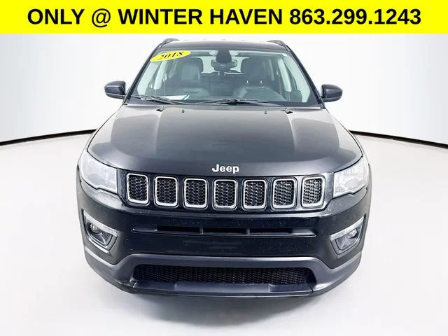 Certified 2018 Jeep Compass Latitude with VIN 3C4NJCBB8JT251162 for sale in Winter Haven, FL