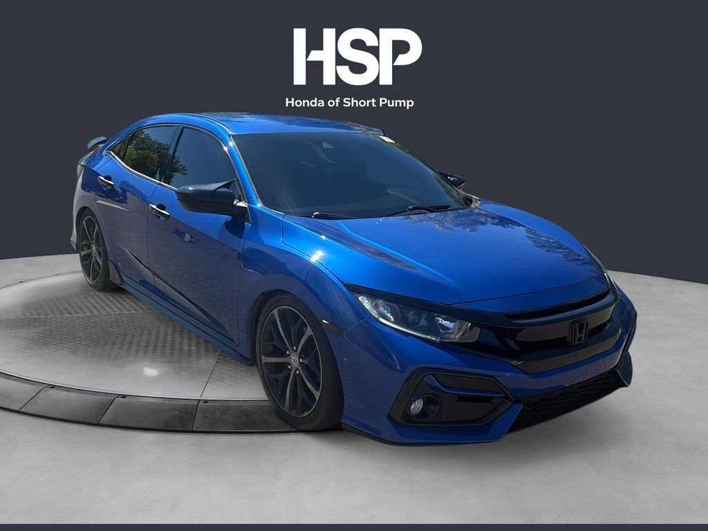 Used 2020 Aegean Blue Metallic Honda Sport image 7