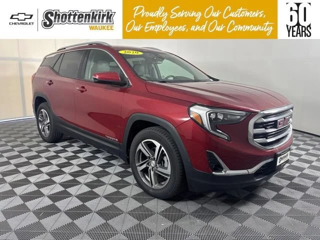 Used 2020 Red Quartz Tintcoat GMC SLT image 34