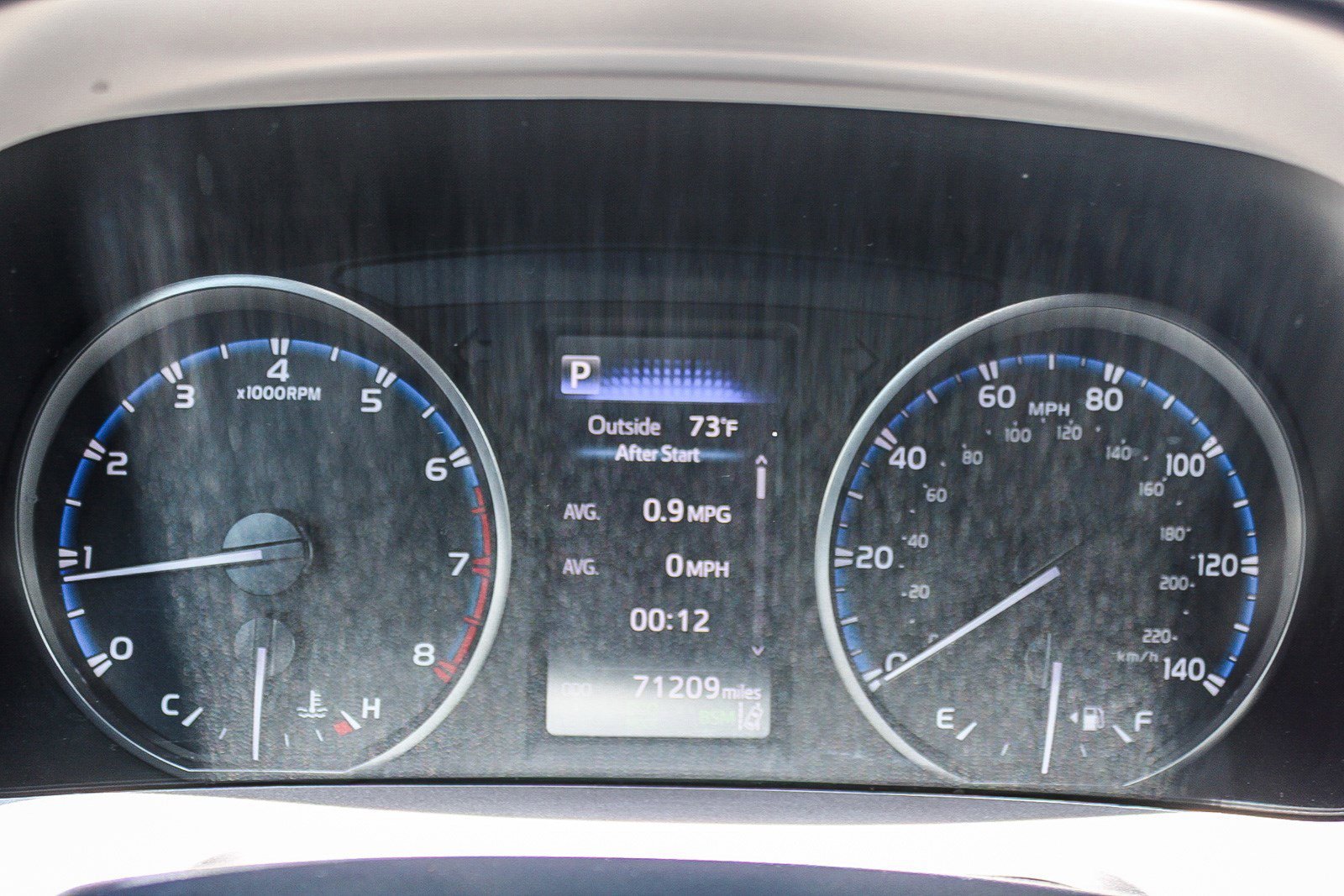 Used 2018 Electric Storm Blue Toyota XLE image 23
