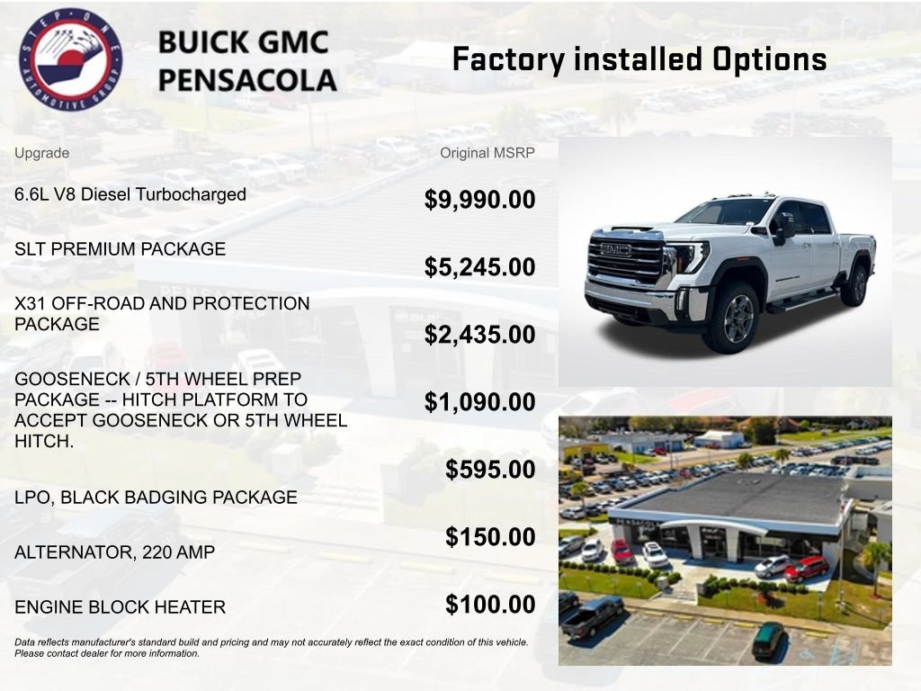 New 2026 Summit White GMC SLT image 3