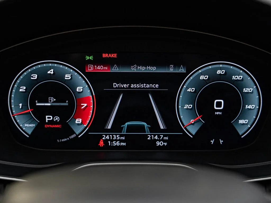 Used 2022 Daytona Gray Pearl Effect Audi Premium Plus image 32