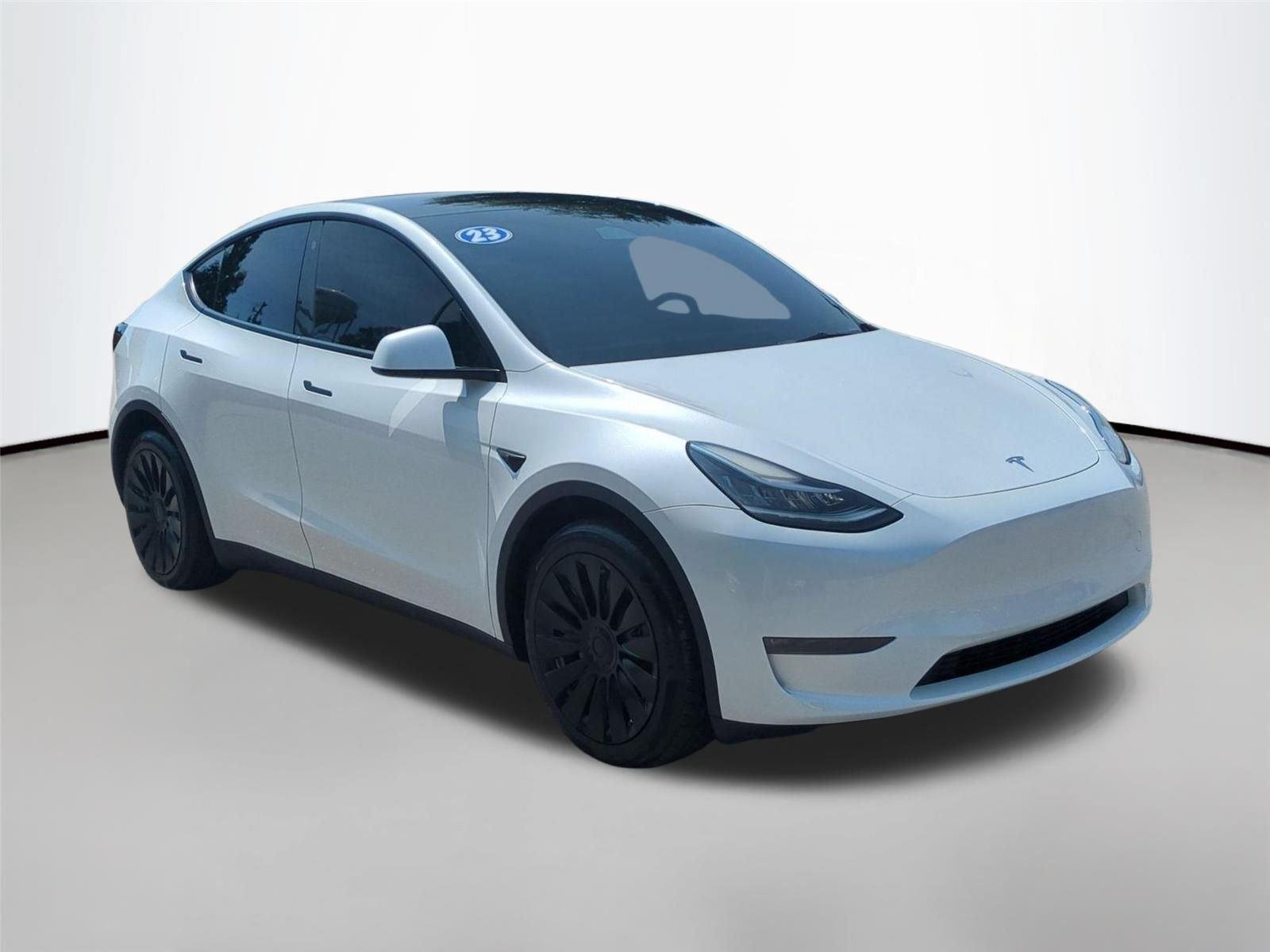 Used 2023 Pearl White Multi-Coat Tesla Long Range image 7