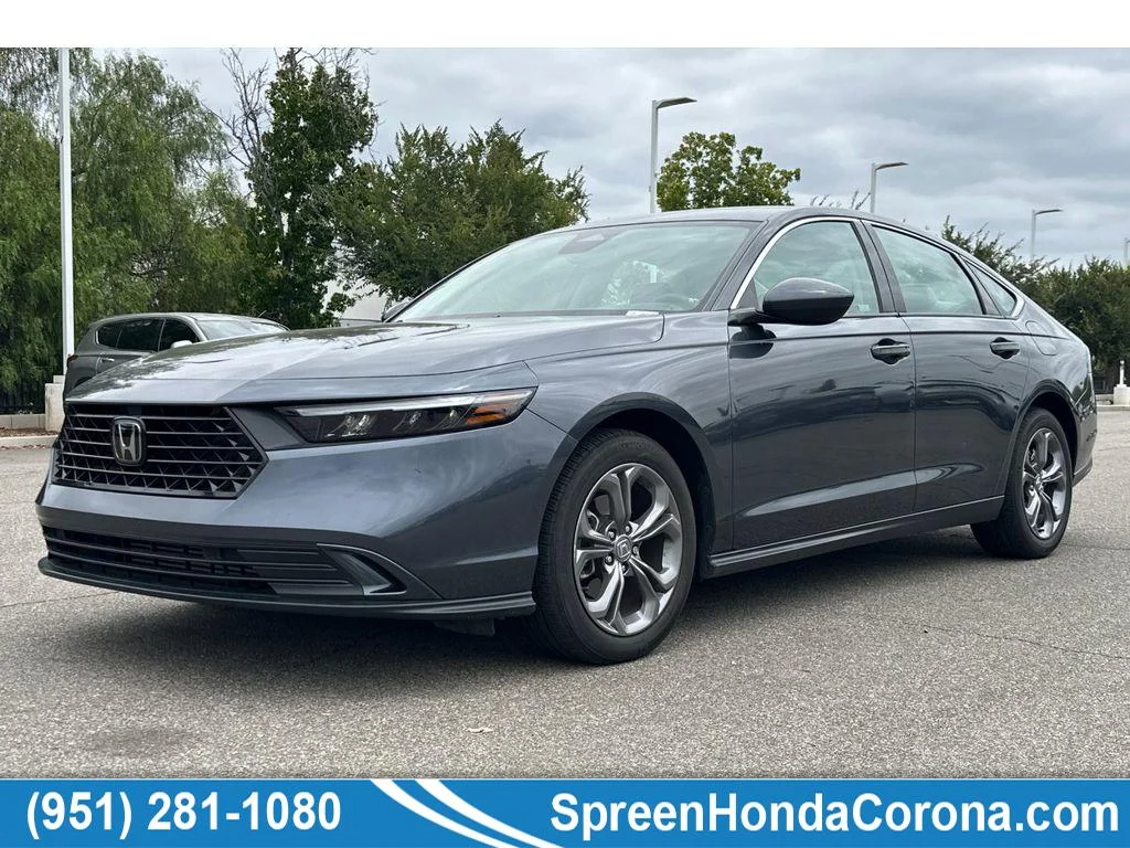 Certified Used 2024 Meteorite Gray Metallic Honda EX image 1