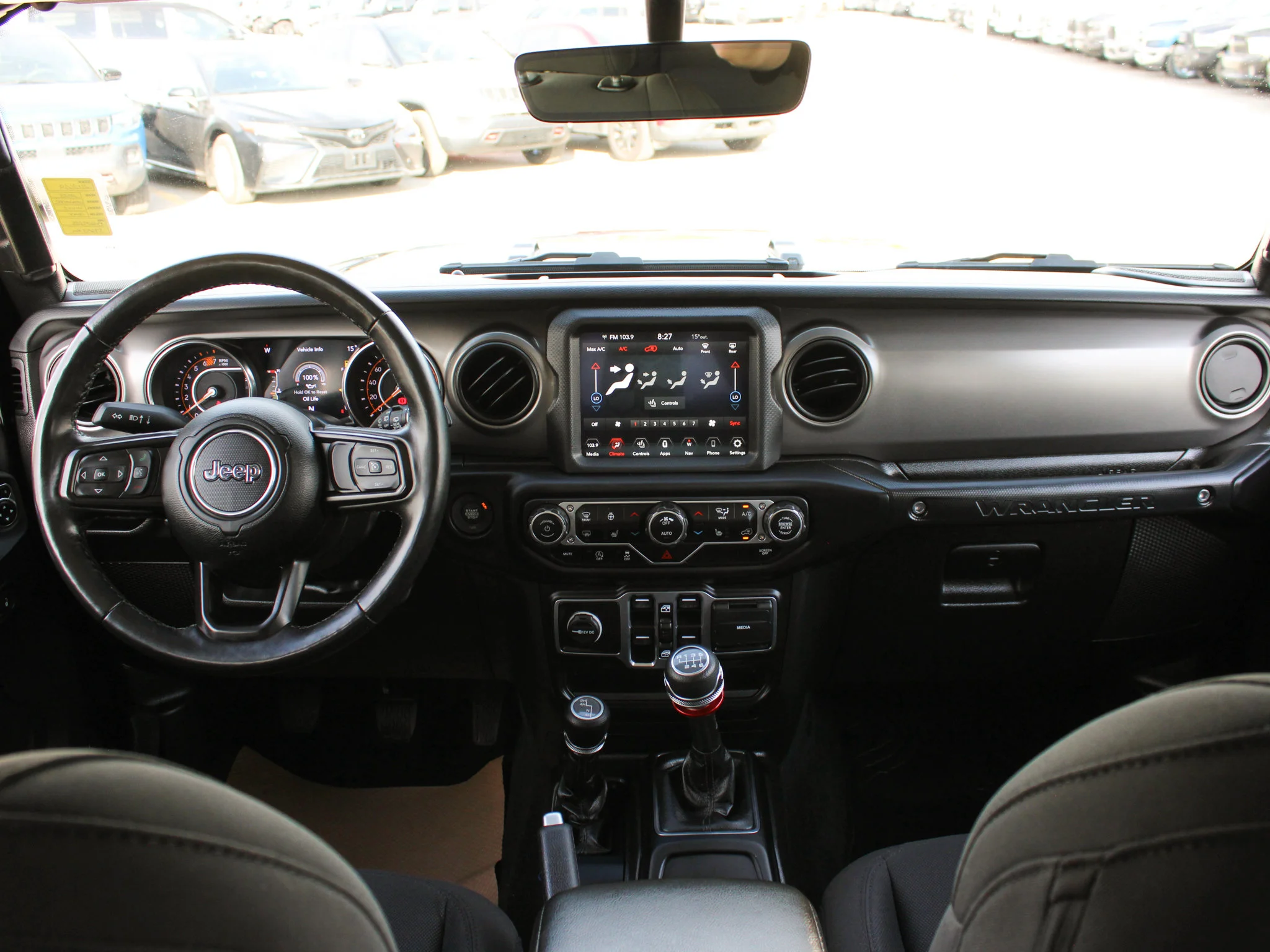 Certified Used 2023 Black Jeep Willys * No Accidents | Manual | V6 | Heated Seats | Apple CarPlay | Backup Camera | Alpine image 4