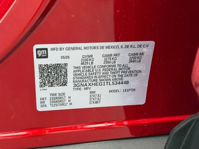 New 2026 Sterling Gray Metallic Chevrolet LT image 10