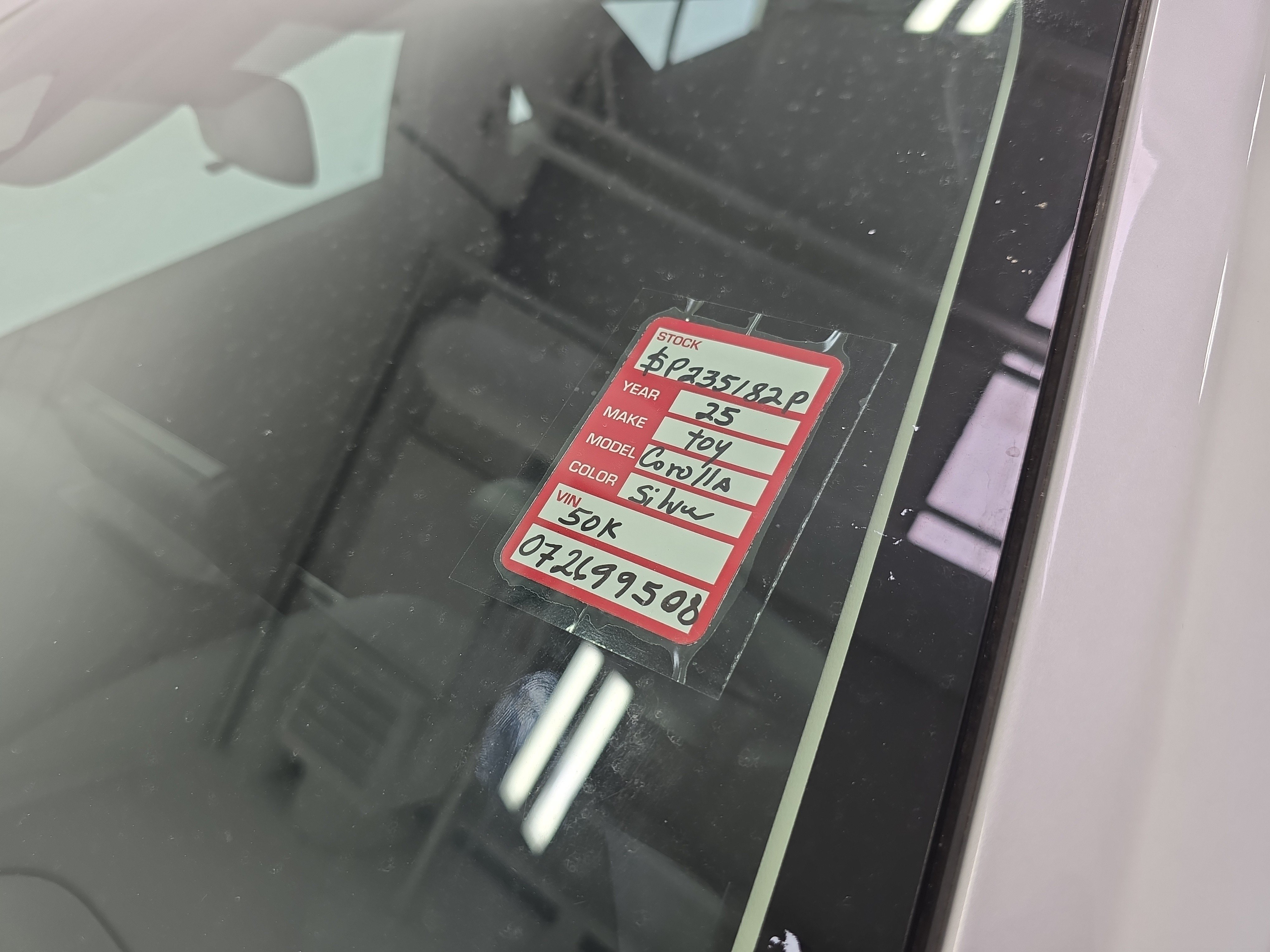 Used 2025 Classic Silver Metallic Toyota LE image 32