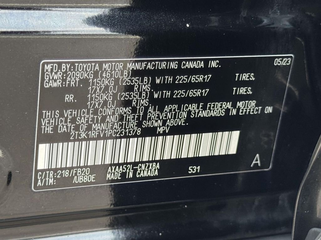 Used 2023 Black Toyota LE image 27