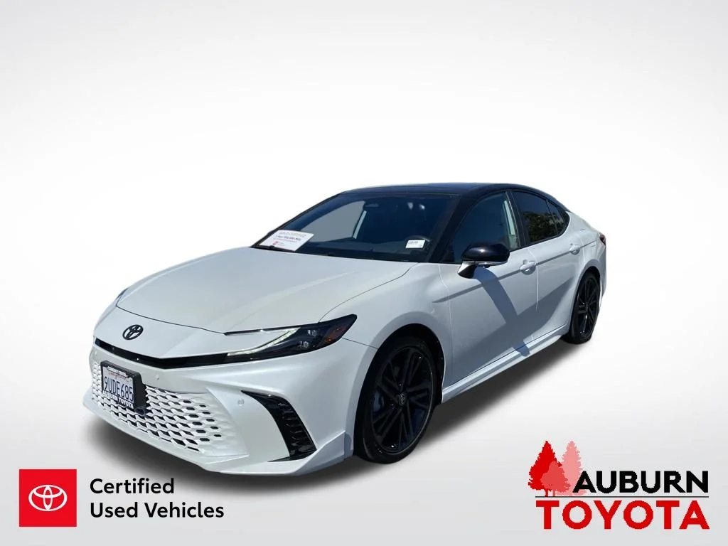 Certified Used 2025 Midnight Black Metallic Toyota XSE image 4