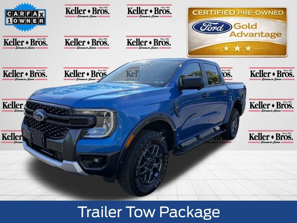 Certified Used 2024 Blue Ford XLT image 3