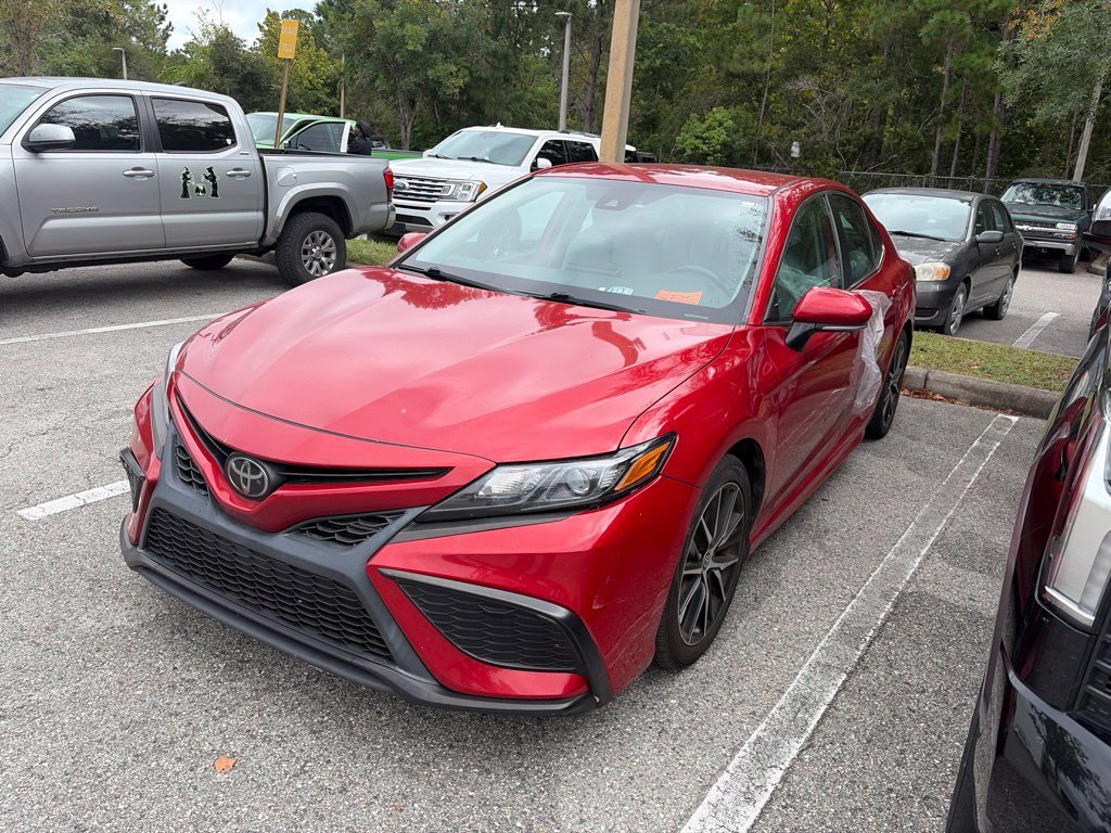Used 2023 Red Toyota SE image 1