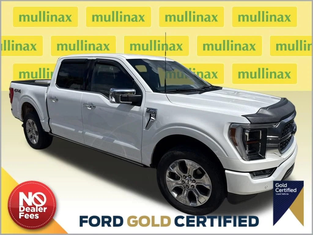 Certified Used 2022 White Ford Platinum image 1