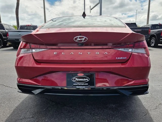 Certified Used 2023 Red Hyundai Limited image 6