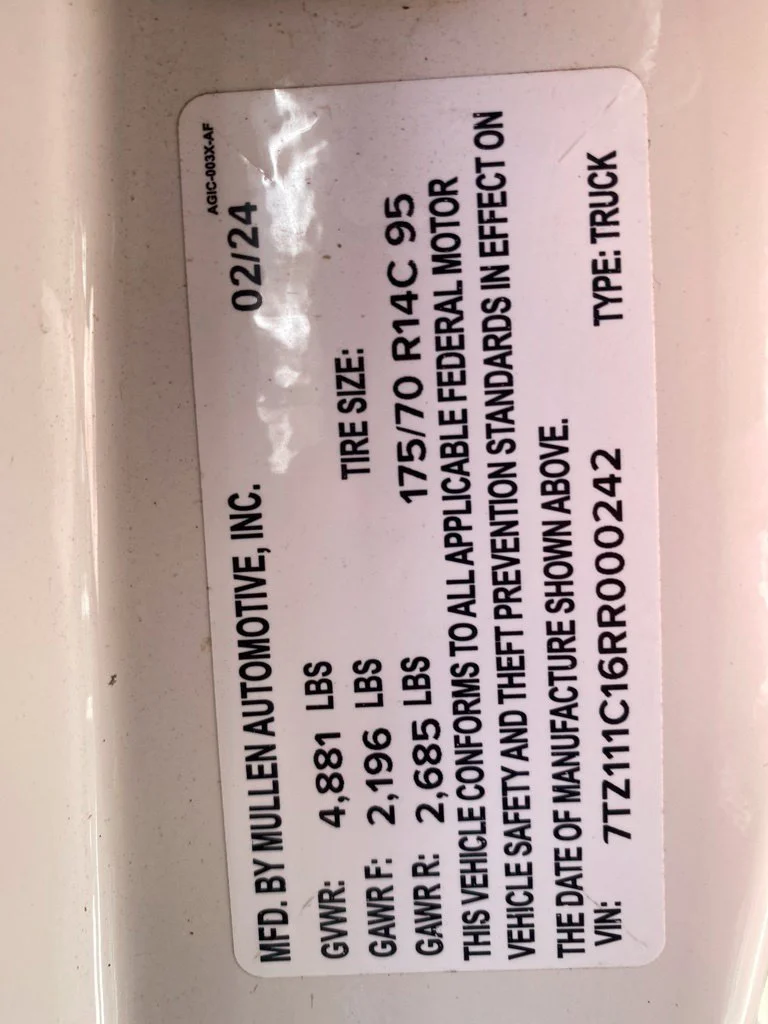 Used 2024 White MULLEN  image 28