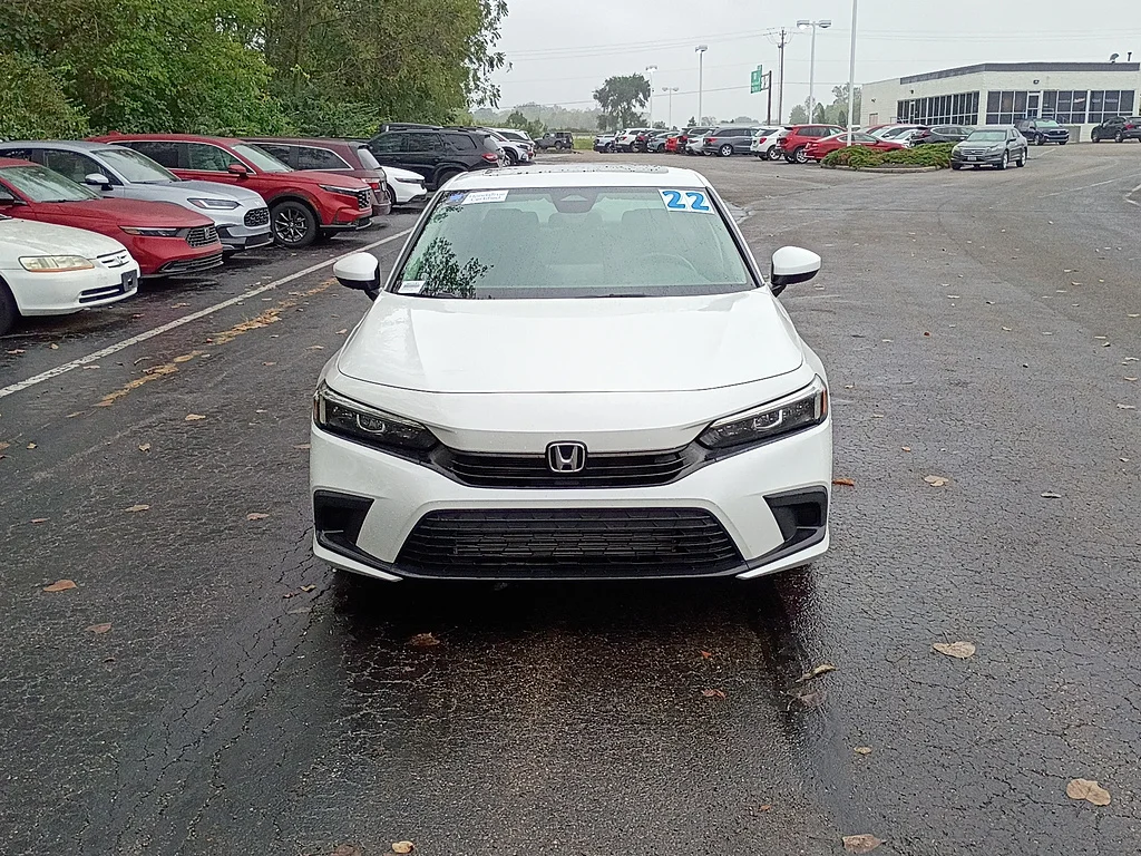 Certified Used 2022 WHITE Honda EX image 8
