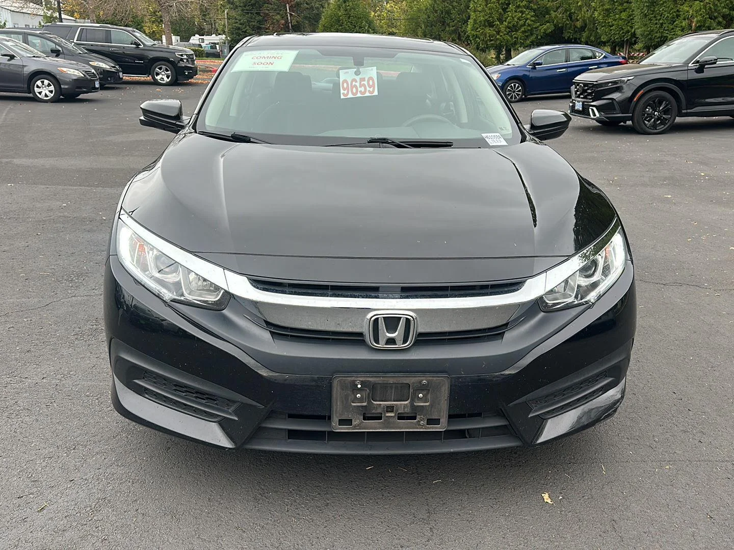 Used 2017 Crystal Black Pearl Honda EX image 7