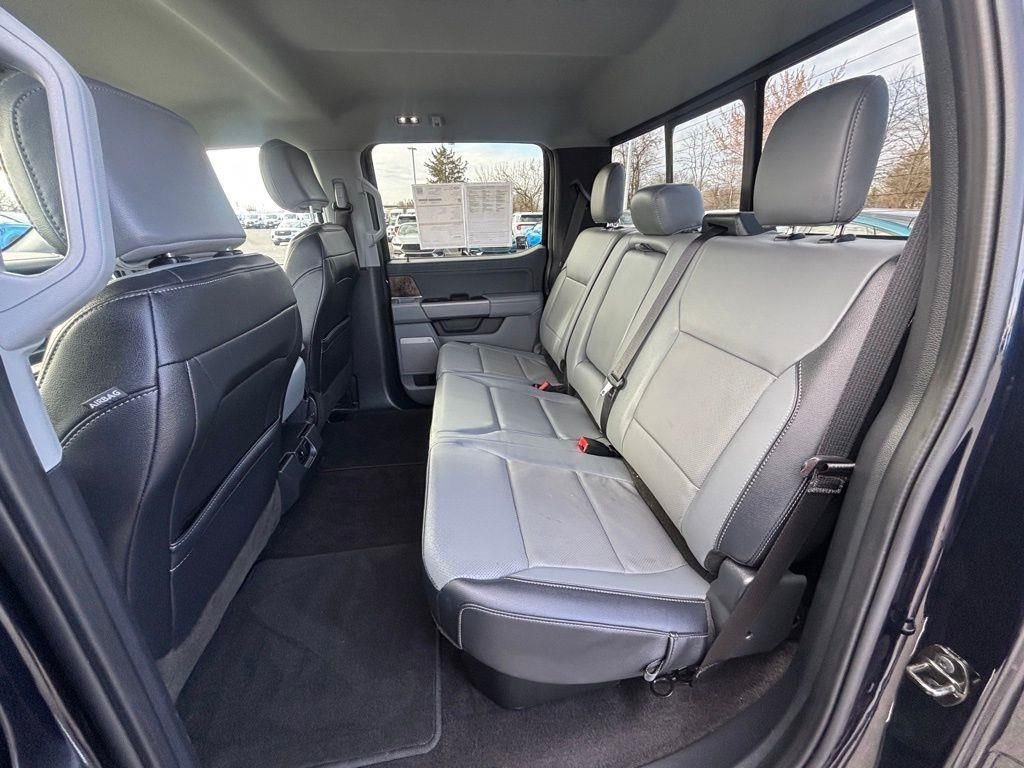 Certified Used 2022 Blue Metallic Ford Lariat image 47