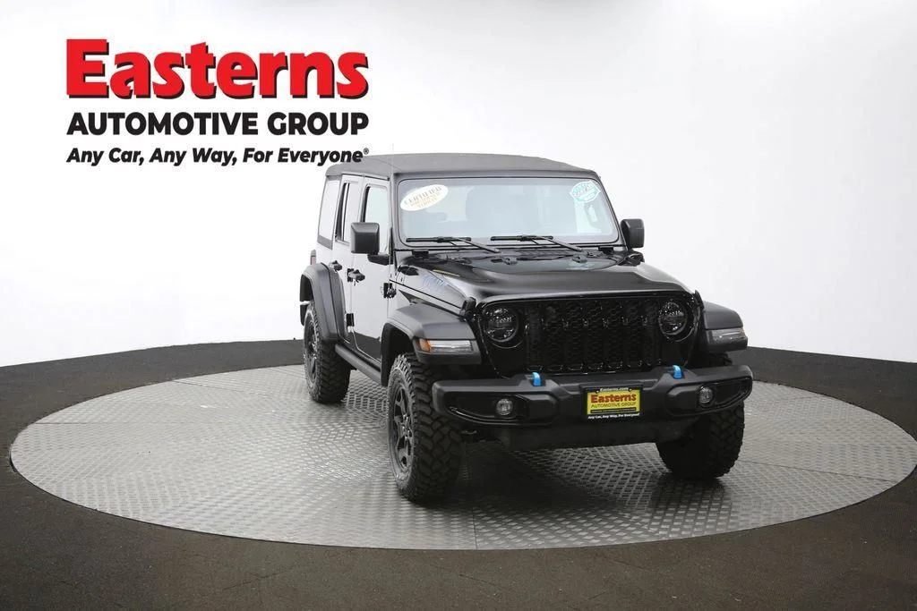 Certified Used 2023 Black Jeep Willys 4xe image 55