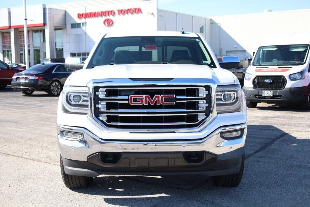Used 2016 Summit White GMC 4WD Crew Cab 143.5" SLT image 4