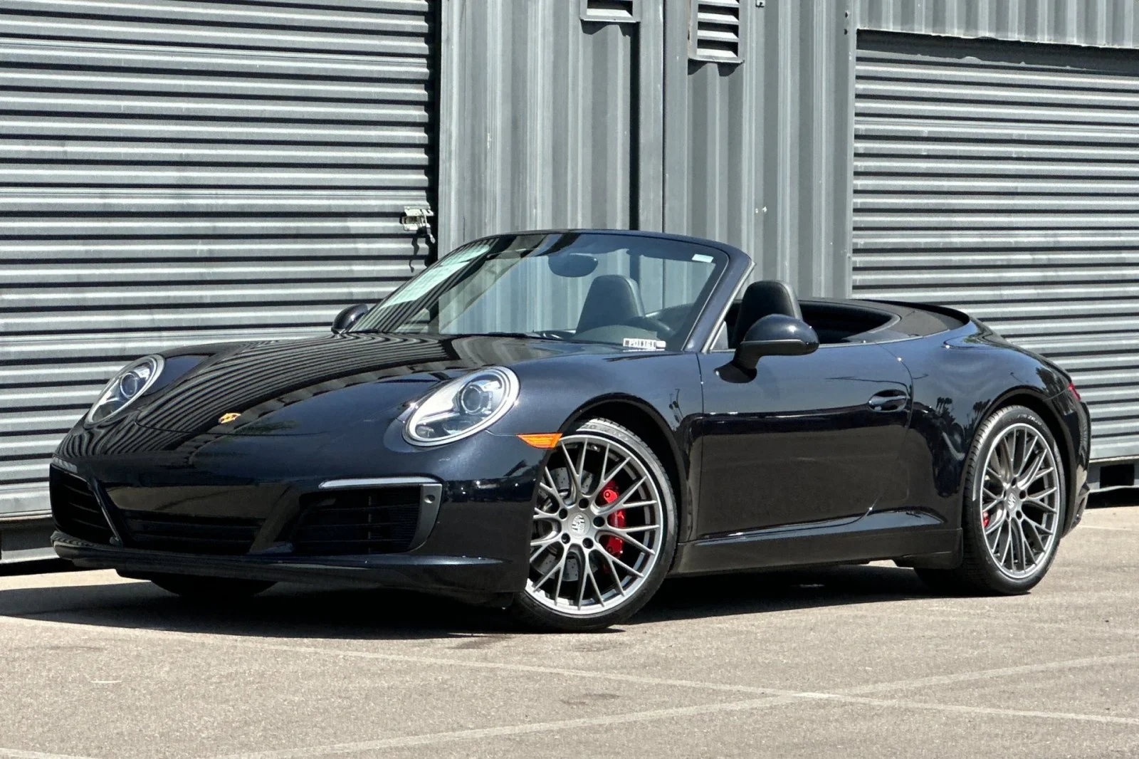 Certified Used 2017 Jet Black Metallic Porsche Carrera S Cabriolet image 1
