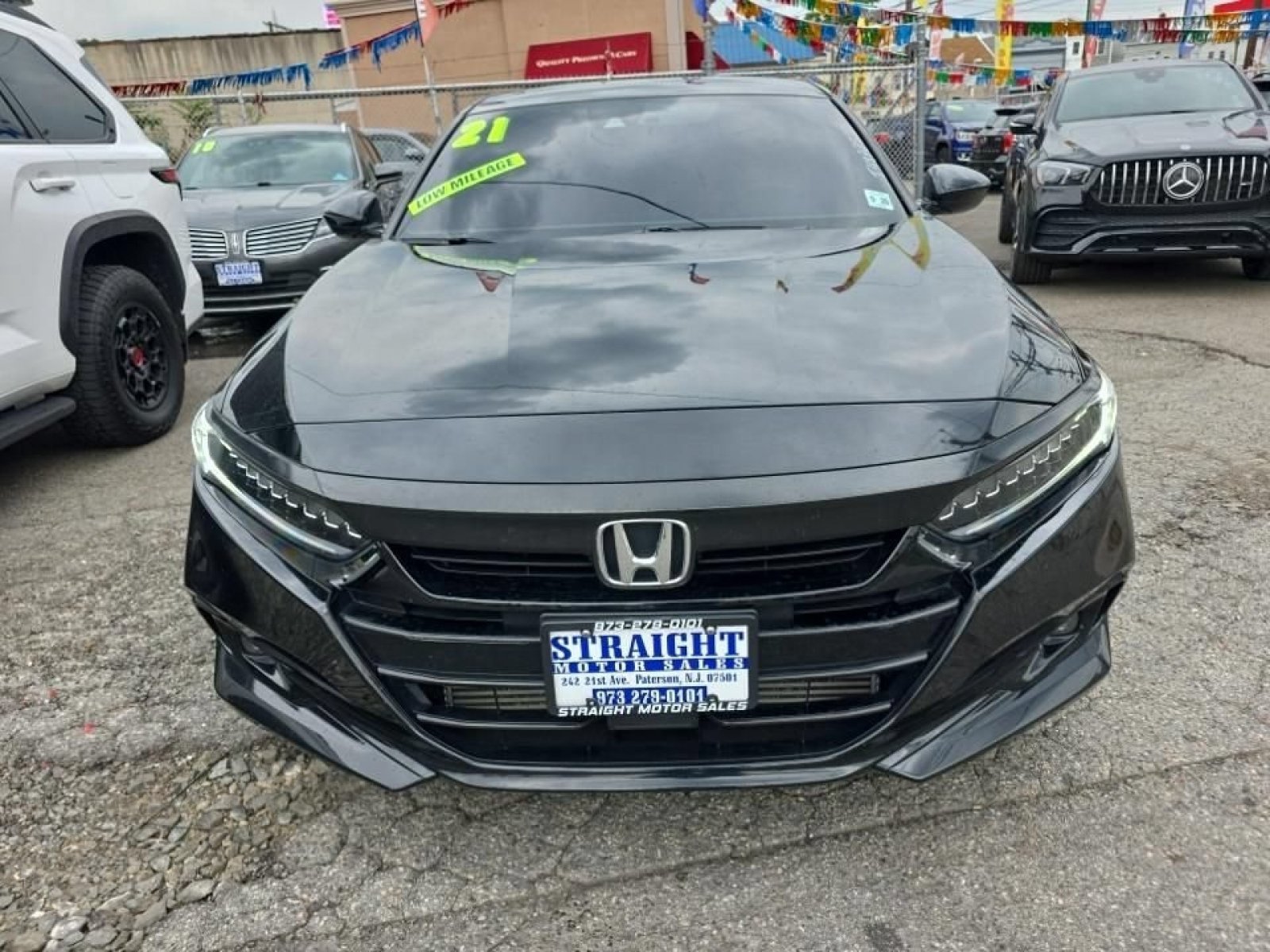 Used 2021 Crystal Black Pearl Honda Sport image 2