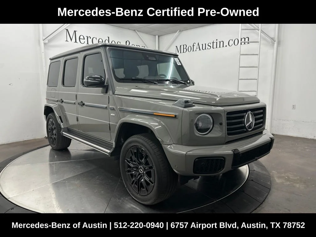 Certified Used 2025 Black Mercedes-Benz G 580 image 1