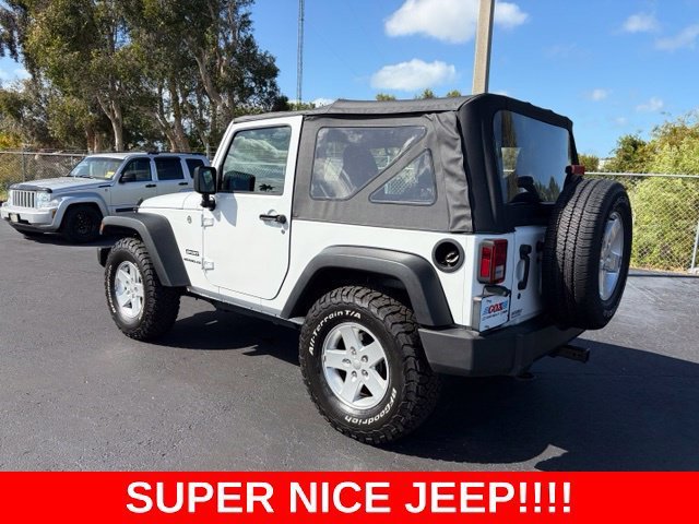Used 2017 Bright White Clea Jeep Sport image 4