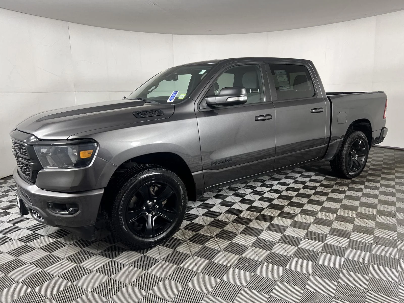 Used 2022 Granite Crystal Metallic Clearcoat Ram Big Horn image 38