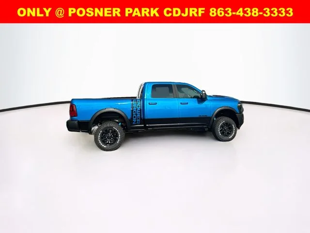 New 2026 Hydro Blue Pearl-Coat Exterior Paint RAM POWER WAGON image 8