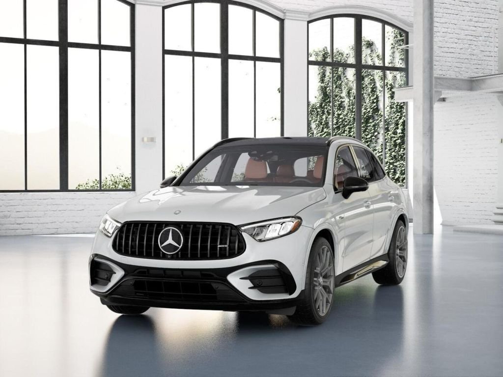 New 2025 MANUFAKTUR Moonlight White Metallic Mercedes-AMG AMG® GLC 63 S E Performance 4MATIC SUV image 41