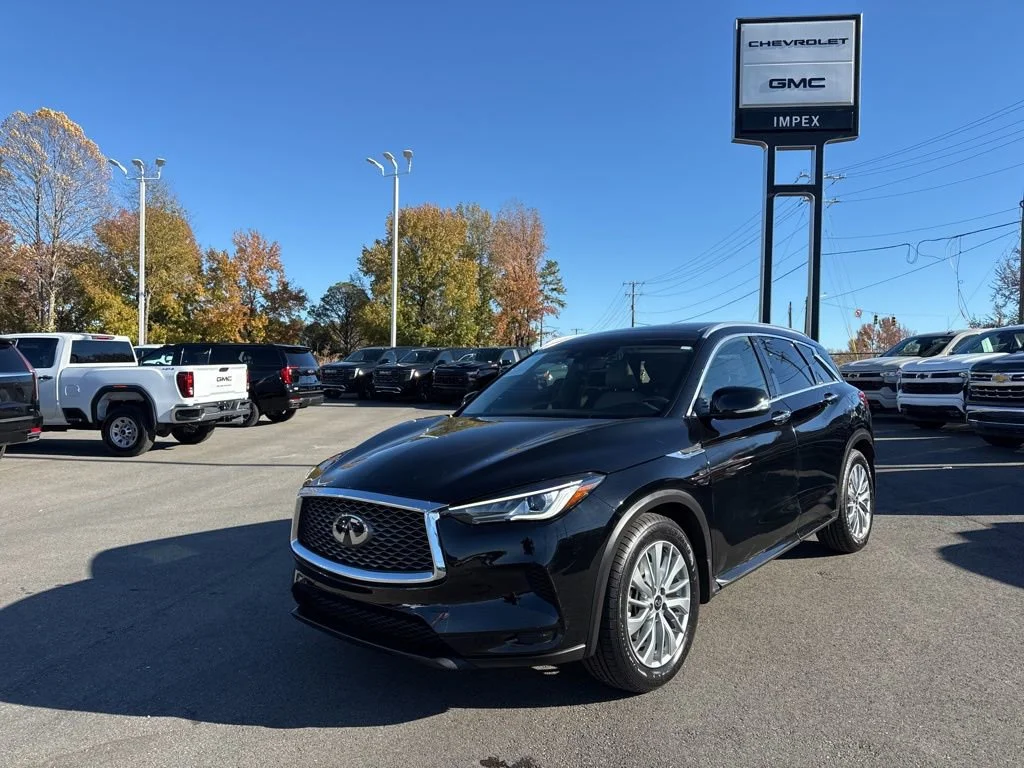 Black 2024 INFINITI QX50 Luxe AWD SUV / Crossover All-Wheel Drive
