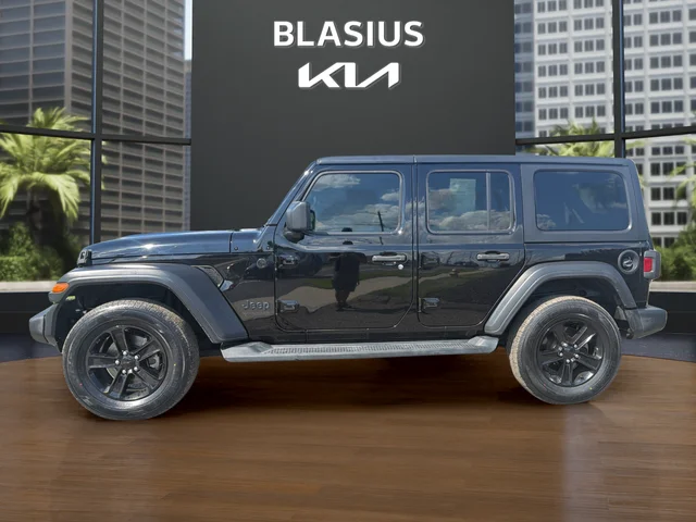 Used 2020 Black Jeep Unlimited Sport Altitude image 2