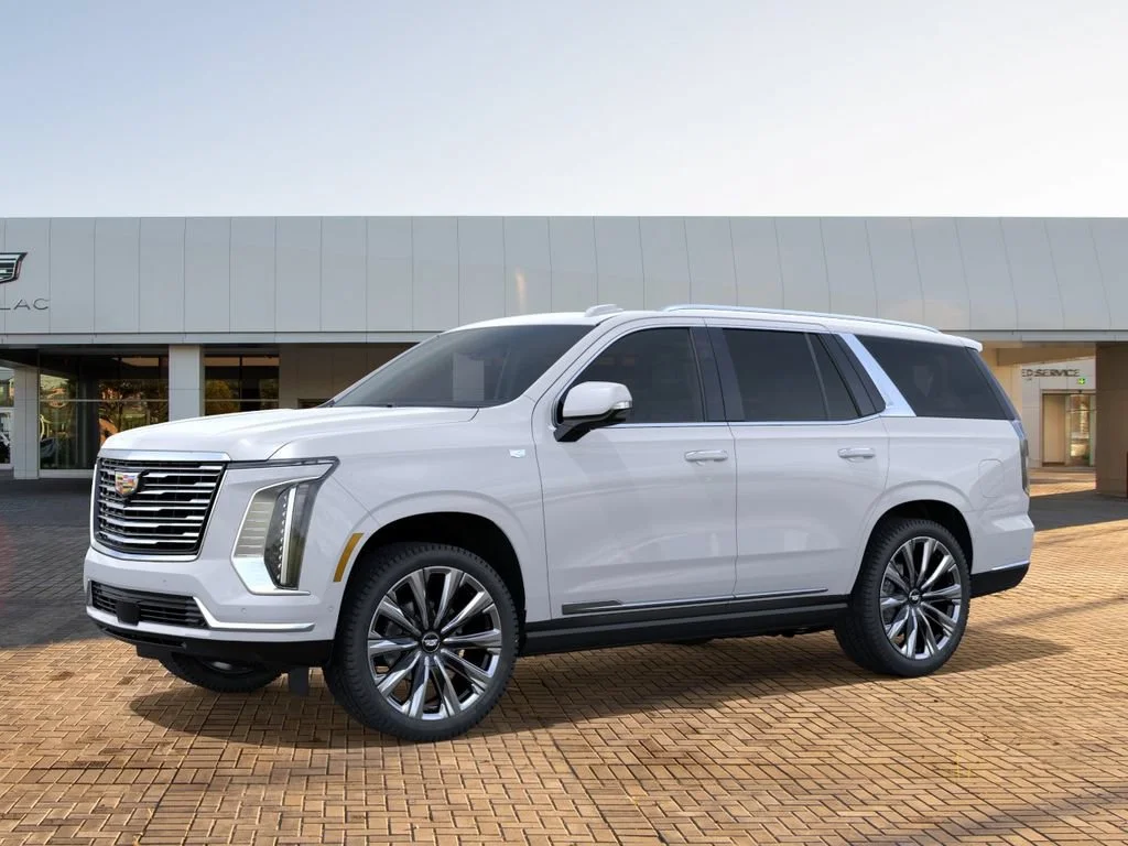 New 2026 Vibrant White Tricoat Cadillac Platinum Luxury image 2