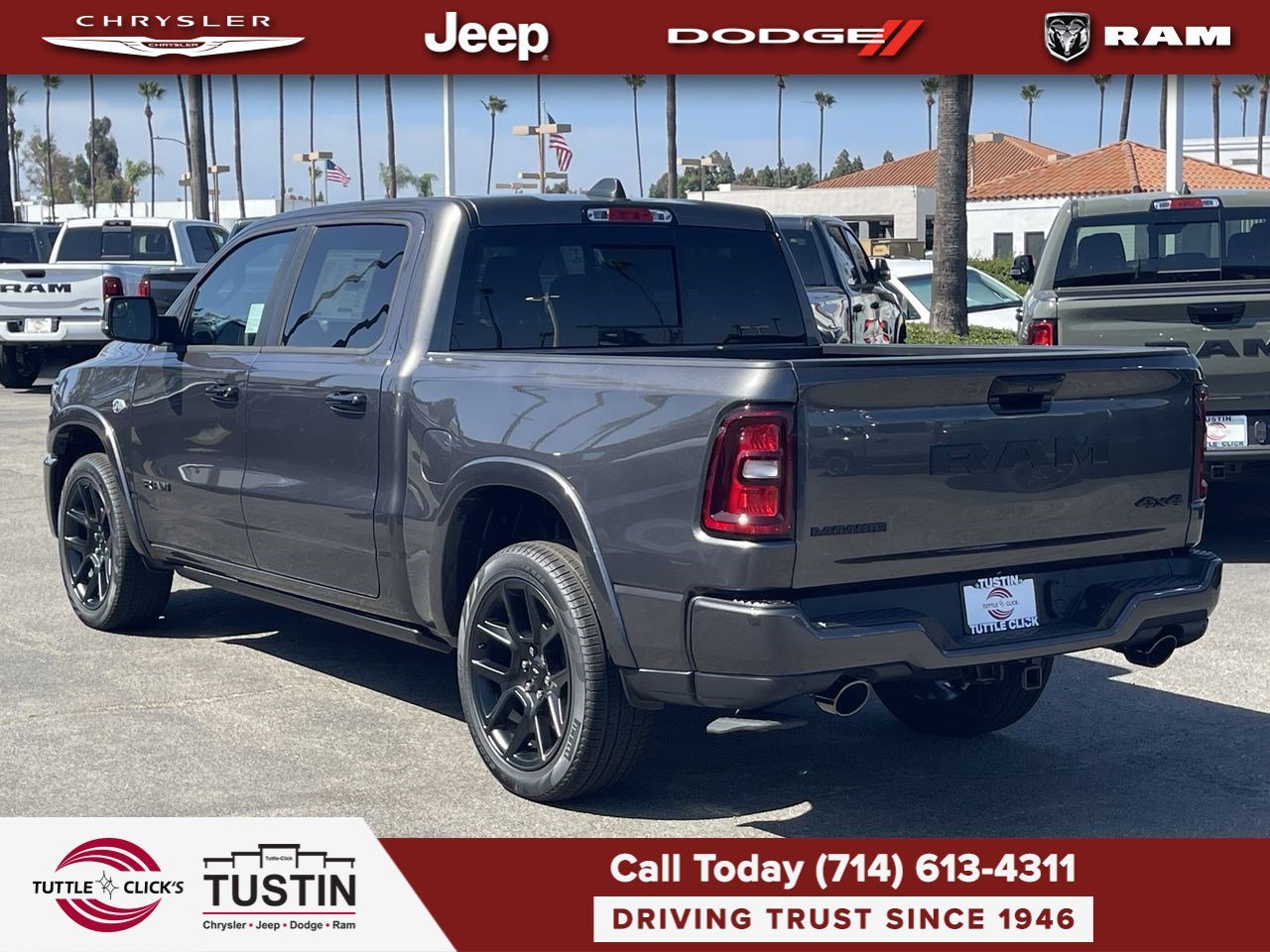 New 2026 Granite Crystal Metallic Clear-Coat Exterior Paint RAM Laramie image 4