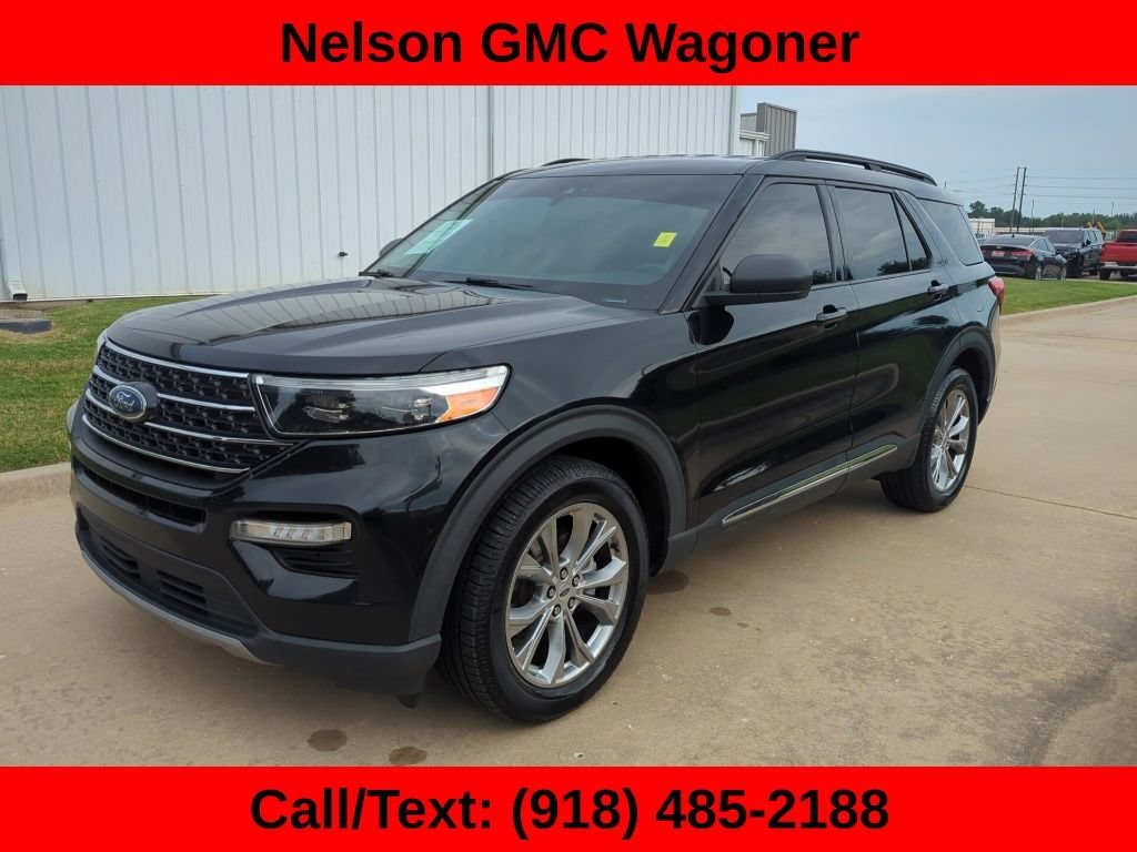 Used 2021 Black Ford XLT image 1