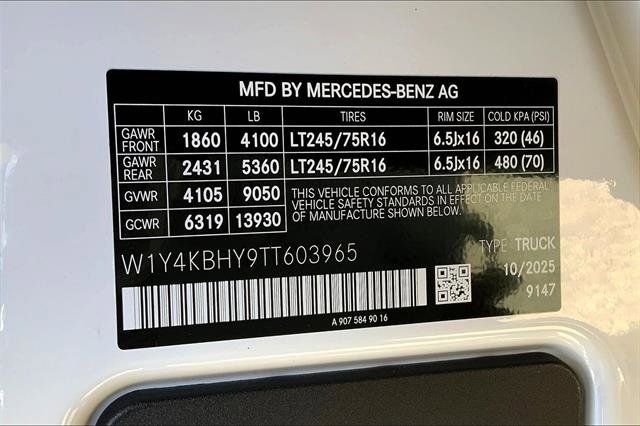 New 2026 Arctic White Mercedes-Benz Cargo 144 WB image 18