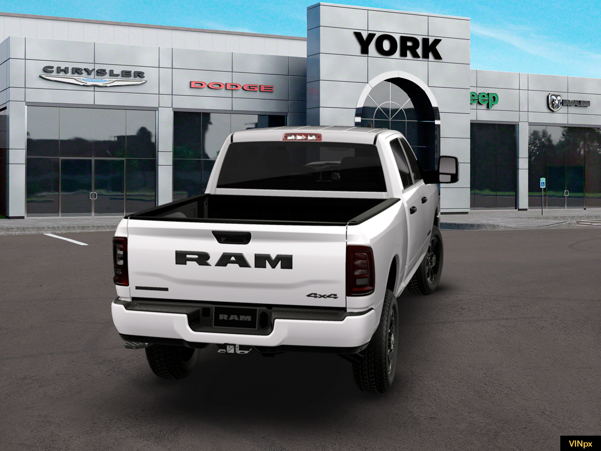New 2026 Bright White Clear-Coat Exterior Paint RAM BIG HORN image 26