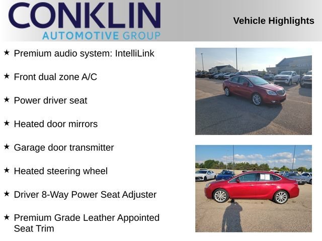 Used 2016 CRYSTAL RED TINTCOAT Buick Premium Turbo Group image 4