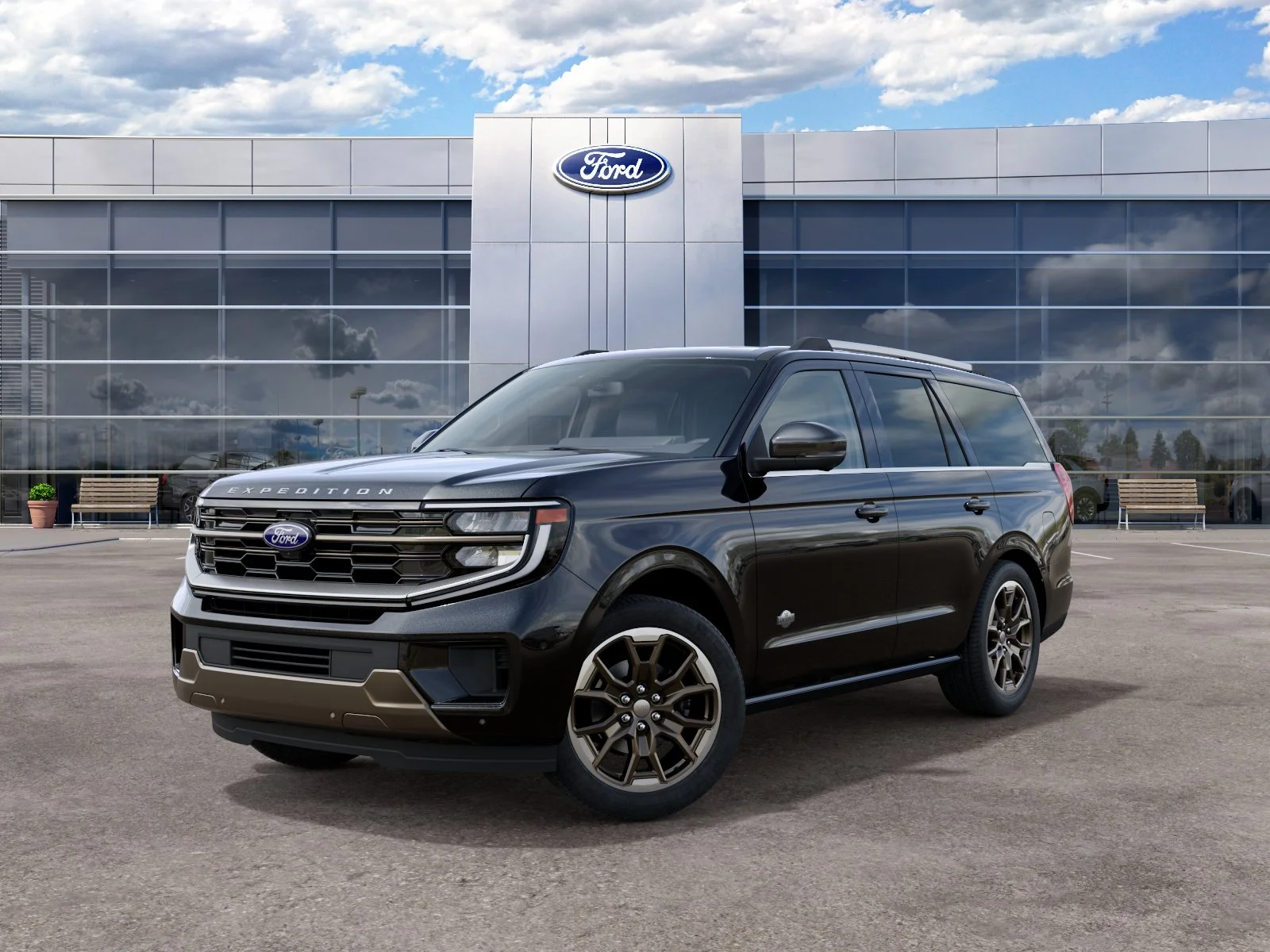 New 2027 Agate Black Metallic Ford King Ranch® image 50