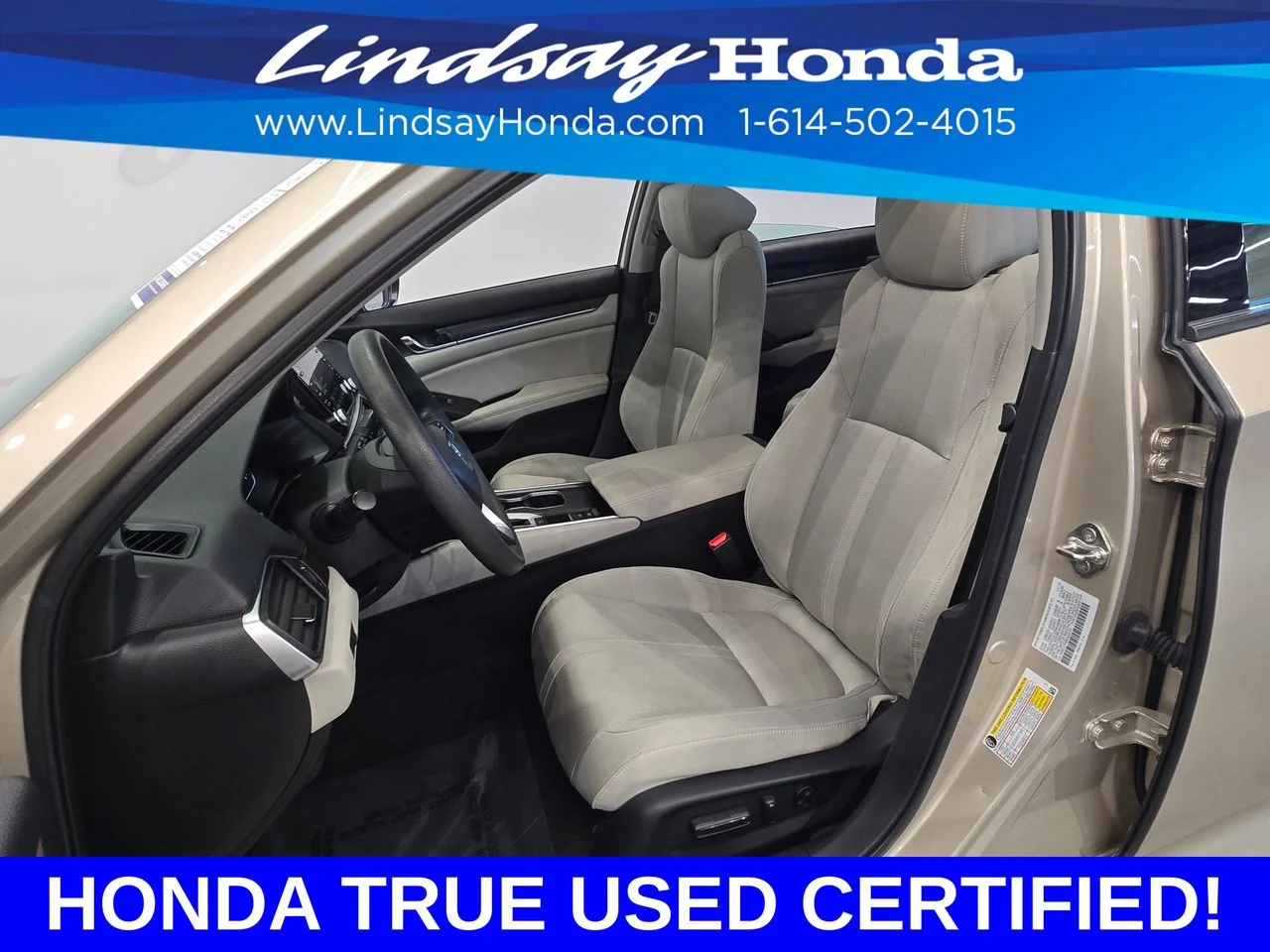 Certified Used 2019 Champagne Frost Pearl Honda EX image 12