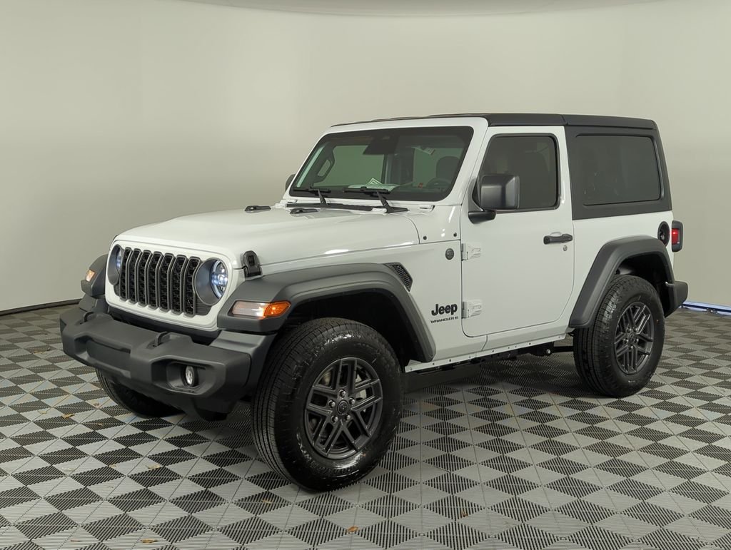 New 2026 Bright White Clear-Coat Exterior Paint Jeep Sport S image 9