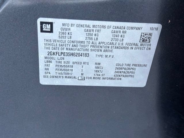 Used 2017 GRAPHITE GRAY METALLIC GMC SLT image 29