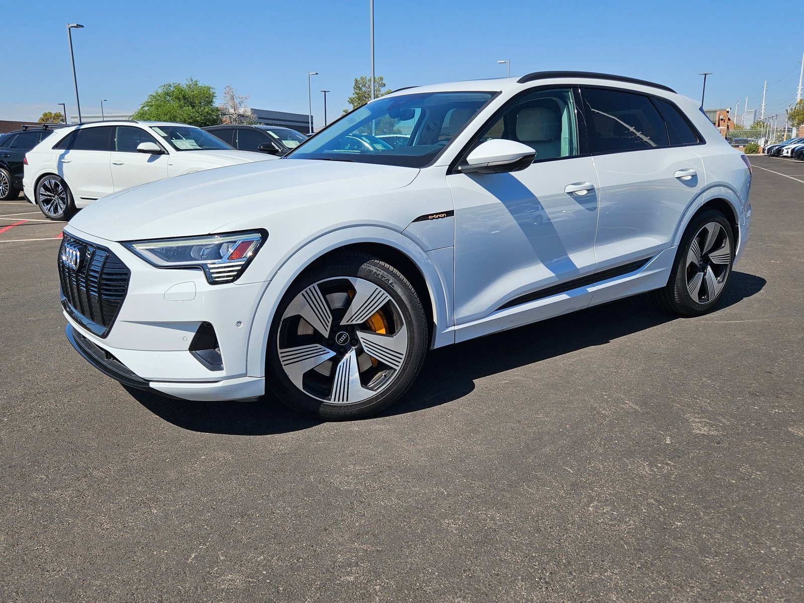 Used 2023 Glacier White Metallic Audi Premium Plus image 1