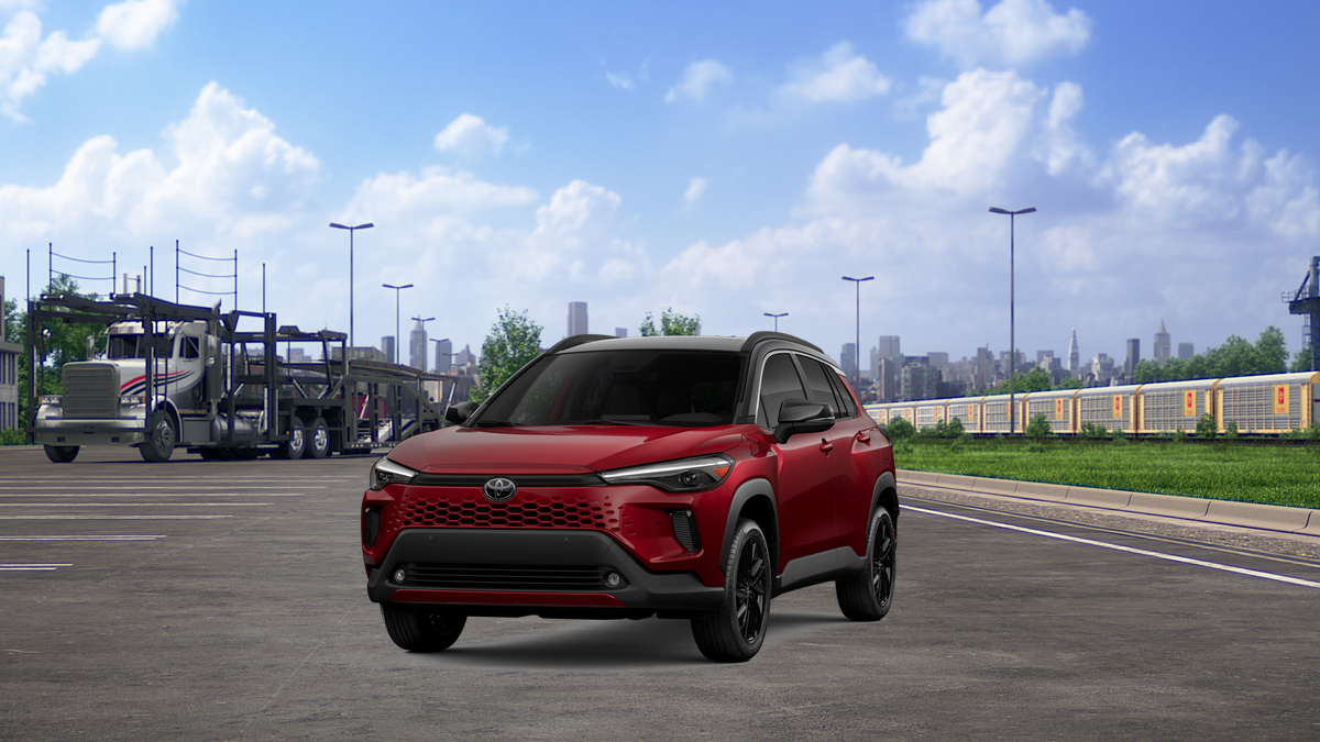New 2026 Soul Red Crystal  with Jet Black roof Toyota Hybrid XSE image 18