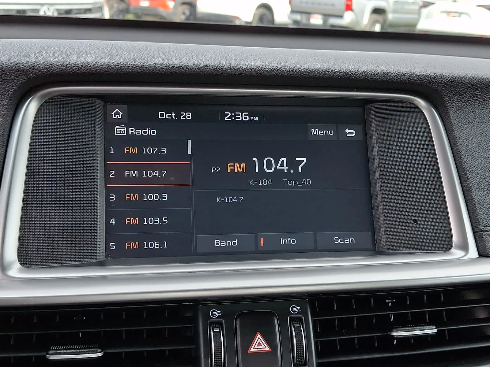 Used 2019 Snow White Pearl Kia LX image 17