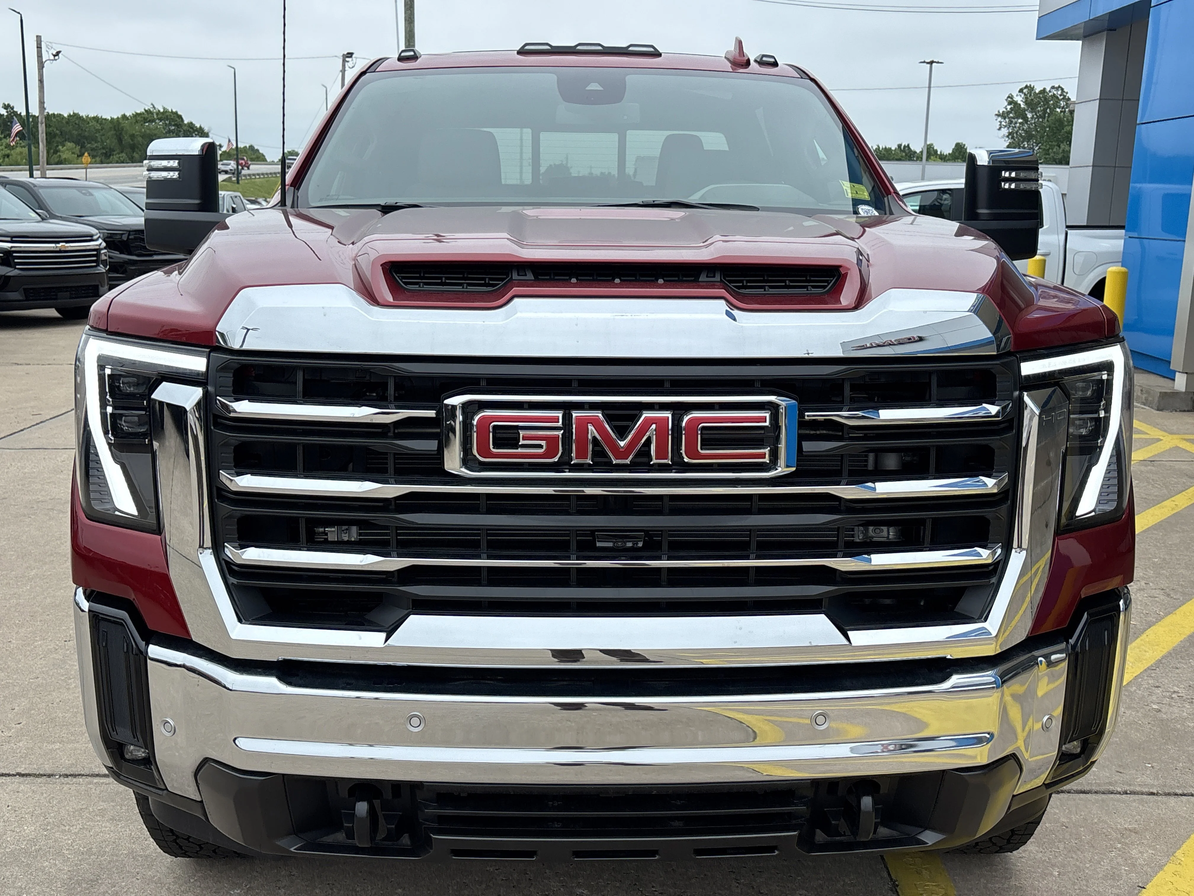 New 2026 Volcanic Red Tintcoat GMC SLT image 10
