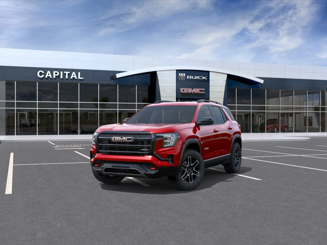 New 2027 Volcanic Red Tintcoat GMC AWD AT4 image 8